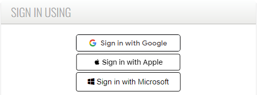 Sign In Using Google, Apple, and Microsoft.