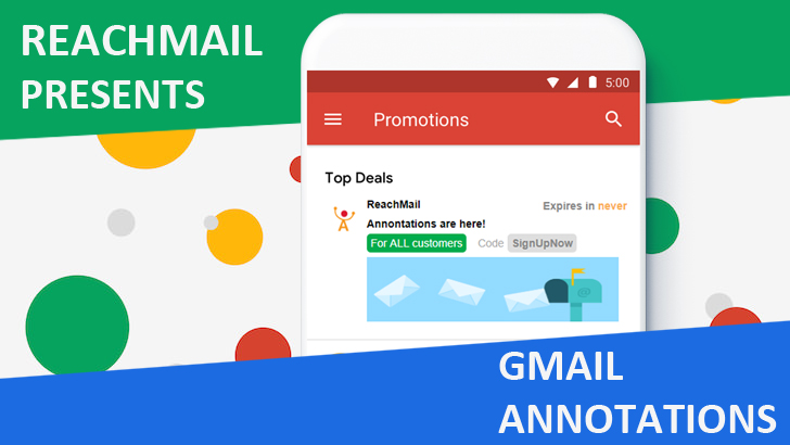ReachMail presents Gmail Annotations