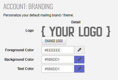 Account Branding Screenshot